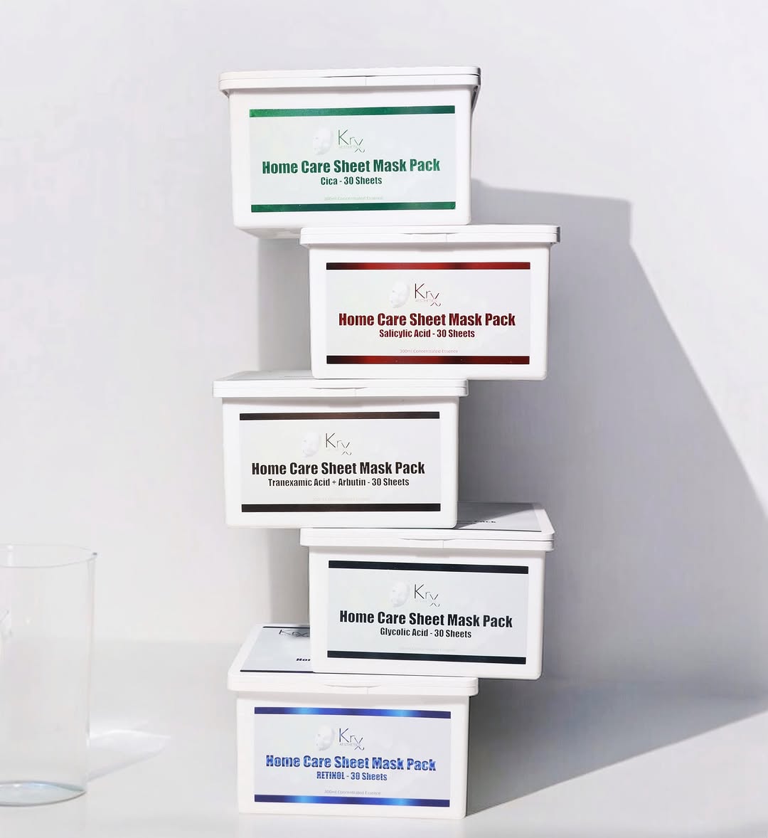 KrX Glycolic Acid Home Care Masks